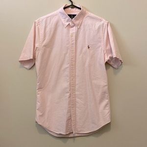 Ralph Lauren Men’s Slim Fit Short Sleeve Button Down Shirt M